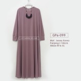 GPa-099 Gamis Polos Semi Klok